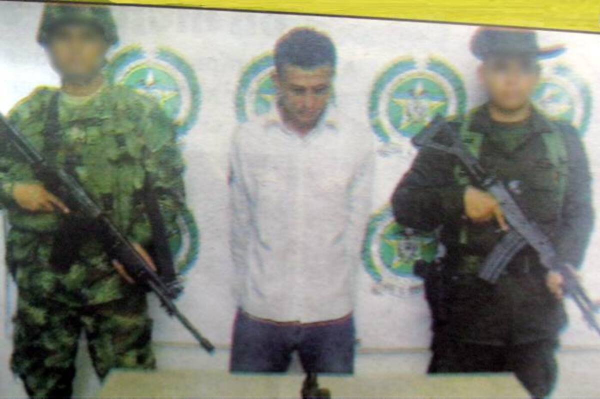 Rafael Pimienta Espinosa, capturado por la Policía.