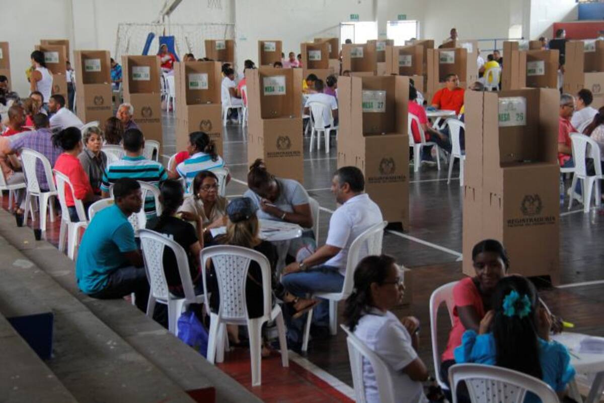 La jornada de votación irá de 8 a. m. a 4 p. m. Archivo.