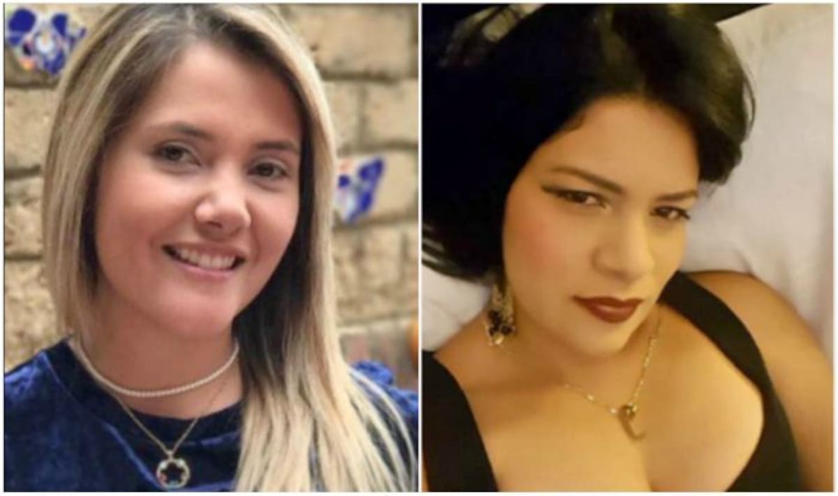 Dayana Jaimes y Juliana Ortiz.