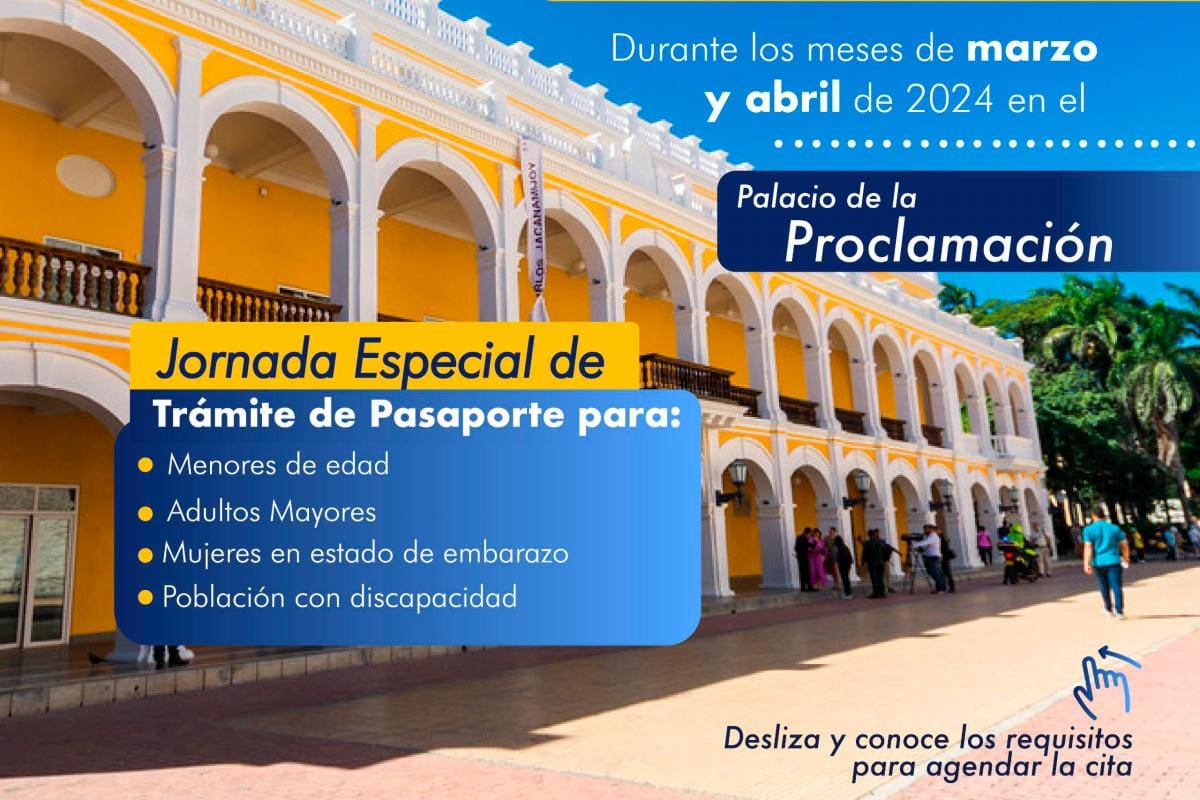 Marzo y abril, jornada especial para tramitar pasaportes en la Gobernación