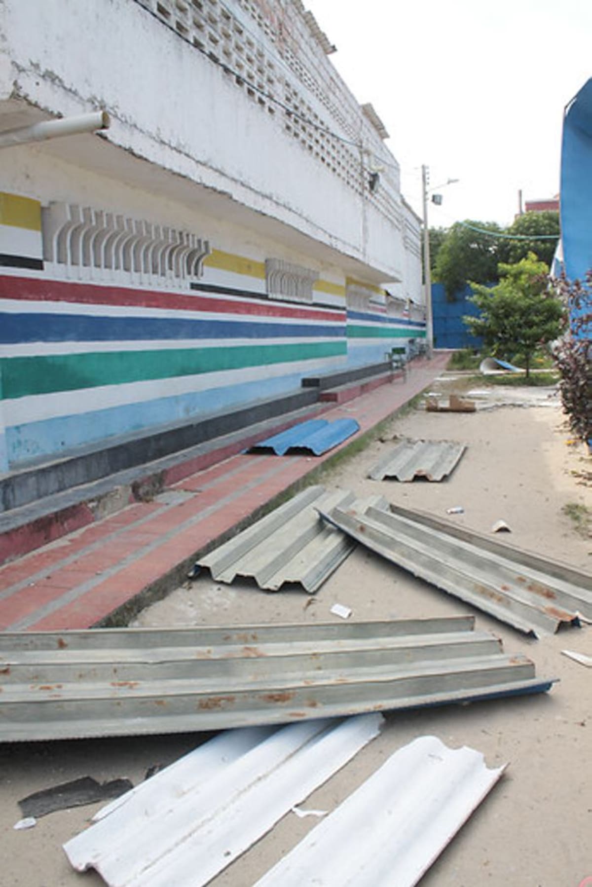 Afortunadamente no hubo heridos. RAFAEL POLO AVELLANEDA