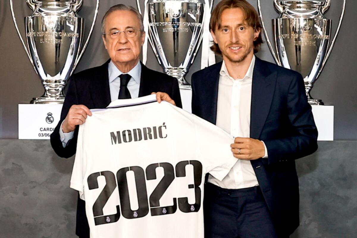 Luka Modrić renovó un año más con los merengues