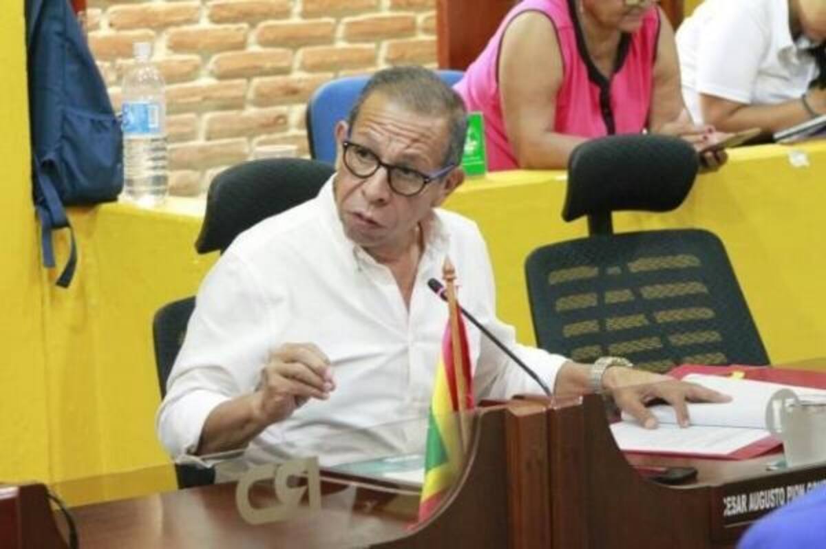 César Pión, concejal ponente del proyecto.