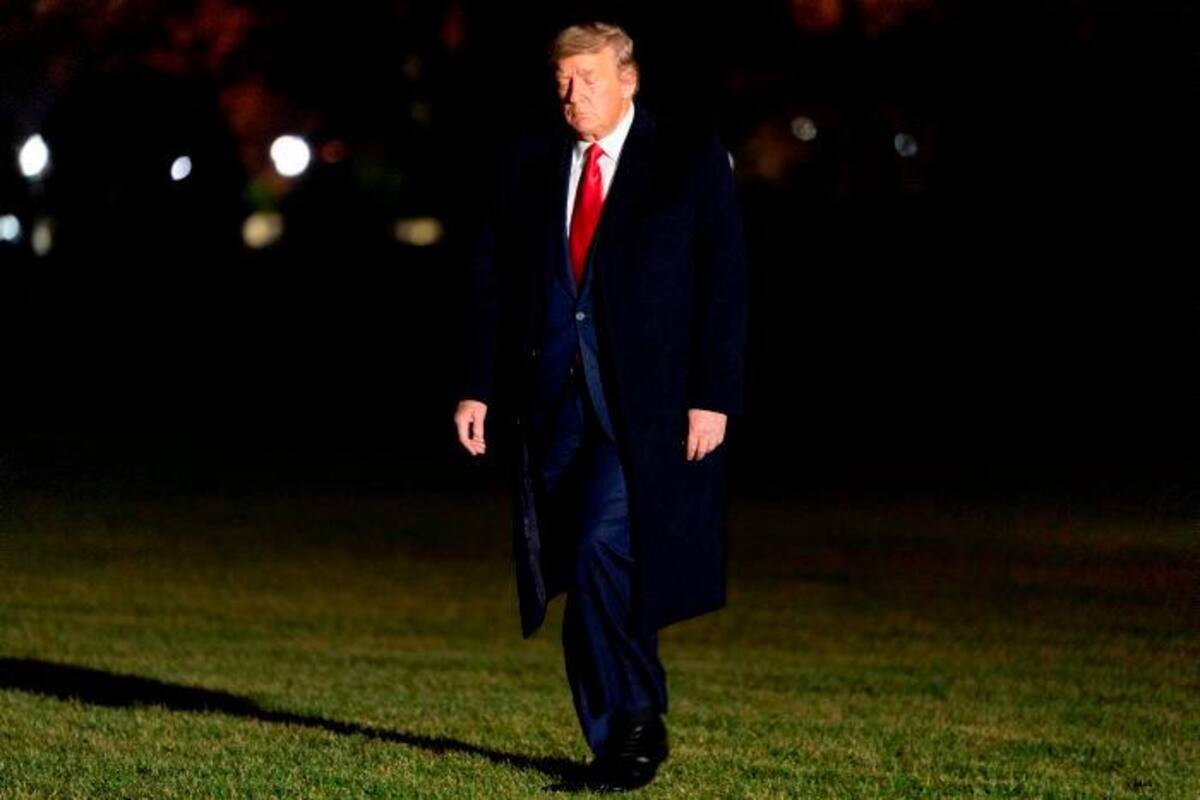 Trump visita el muro fronterizo en Texas en últimos días en el cargo