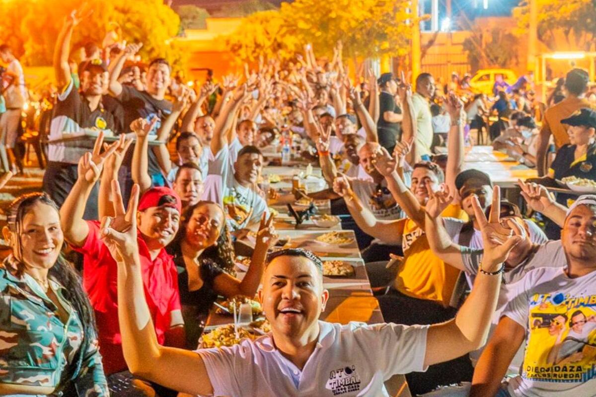 Salchipapas para todos: Diego Daza invitó a sus fans en Valledupar