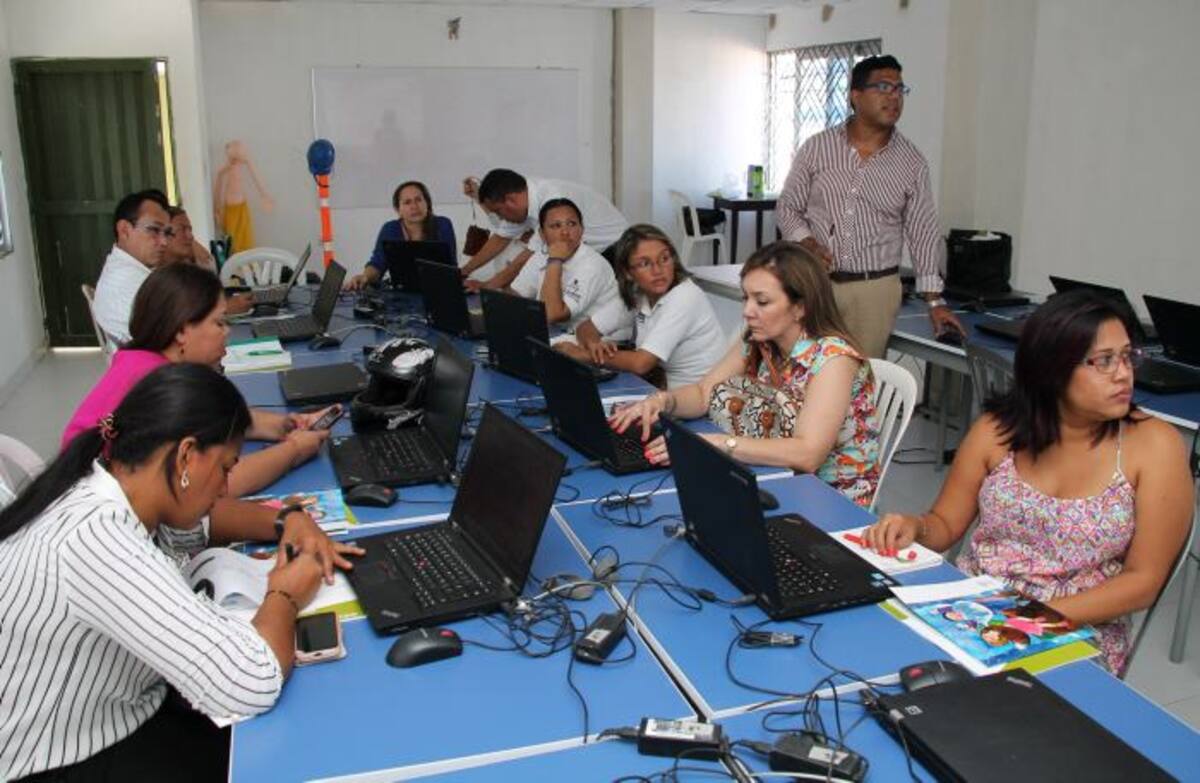 Miembros de los comités municipales de erradicación del trabajo infantil en Sucre están siendo capacitados. MANUEL SANTIAGO PÉREZ/EL UNIVERSAL/