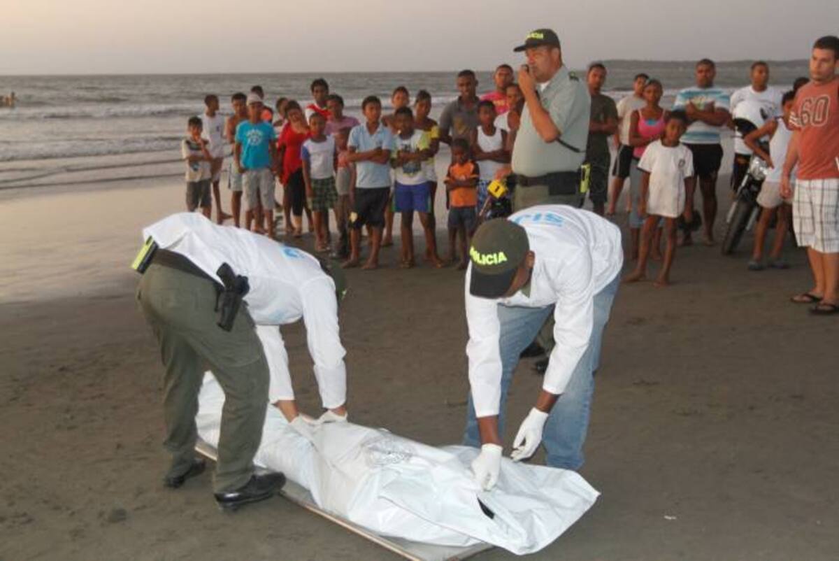 Erwin Hernández, de 27 años, se ahogó en el mar, frente a La Boquilla. El joven era oriundo de Maicao (La Guajira).