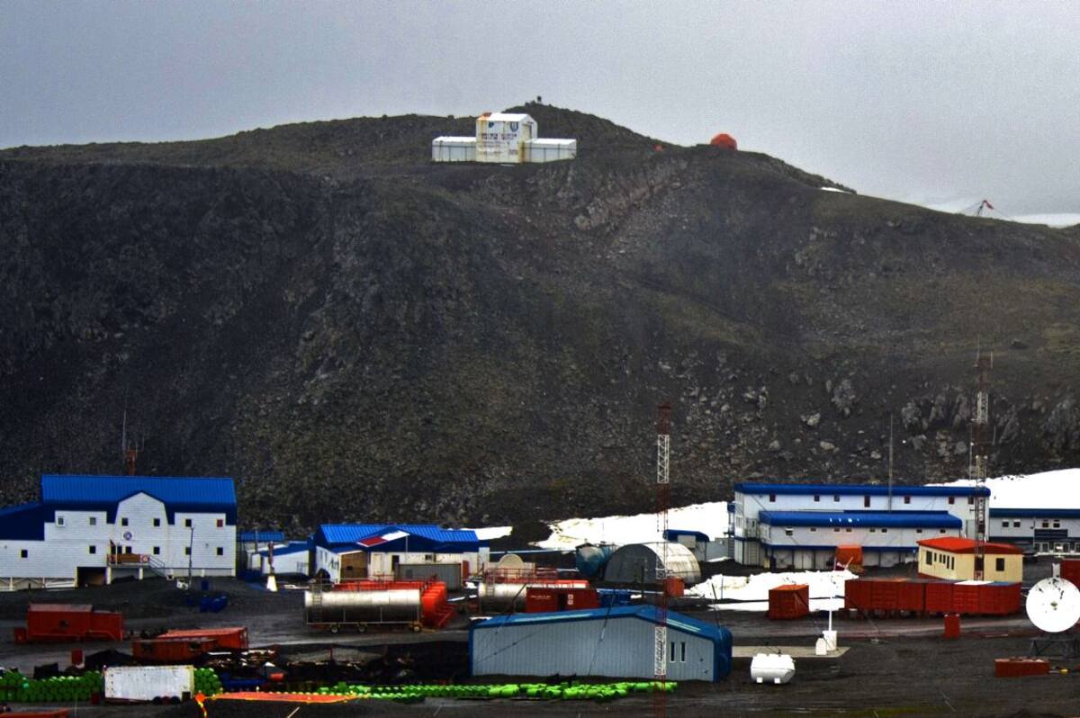 Base chilena en la Antártida.