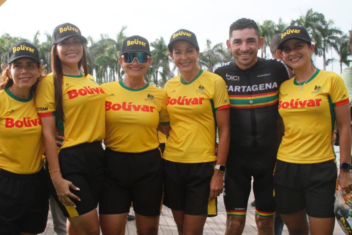 Bolívar presentó su equipo de Ciclismo Máster