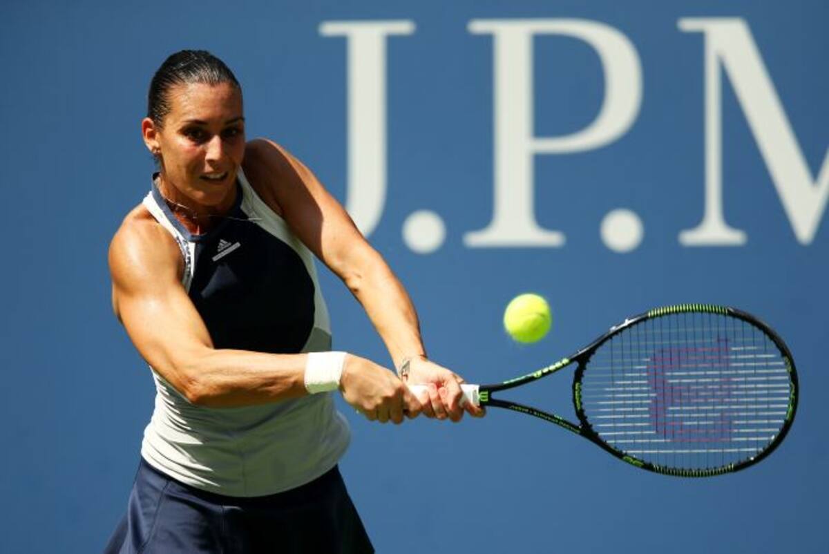 La tenista italiana Flavia Pennetta AFP CLIVE BRUNSKILL