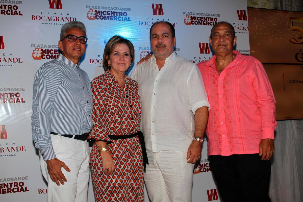 Didier Sánchez, Luz Marina Baena, Carlos Nordmann y Ramiro Núñez.