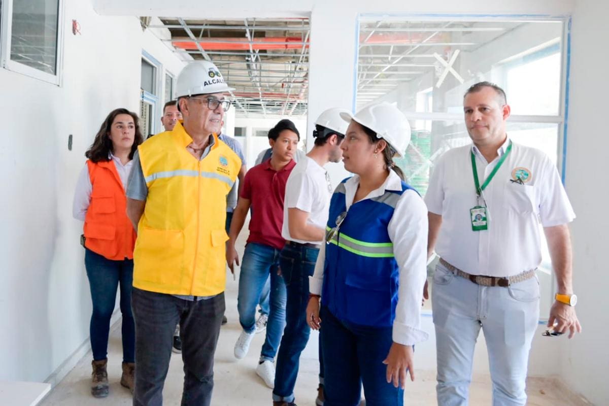 Alcaldía presenta el avance del Centro de salud de Los Cerros