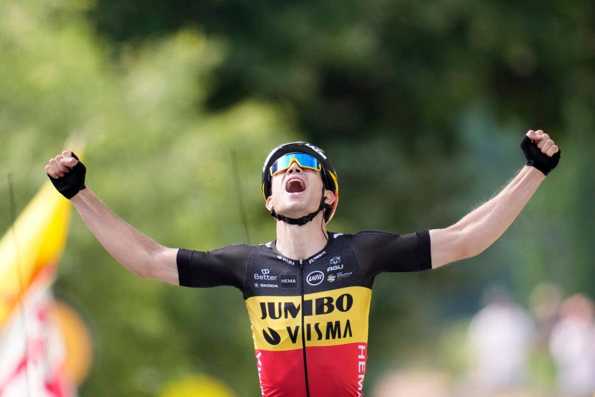 Wout van Aert ganó la etapa en el Tour de Francia; Urán es segundo en la General