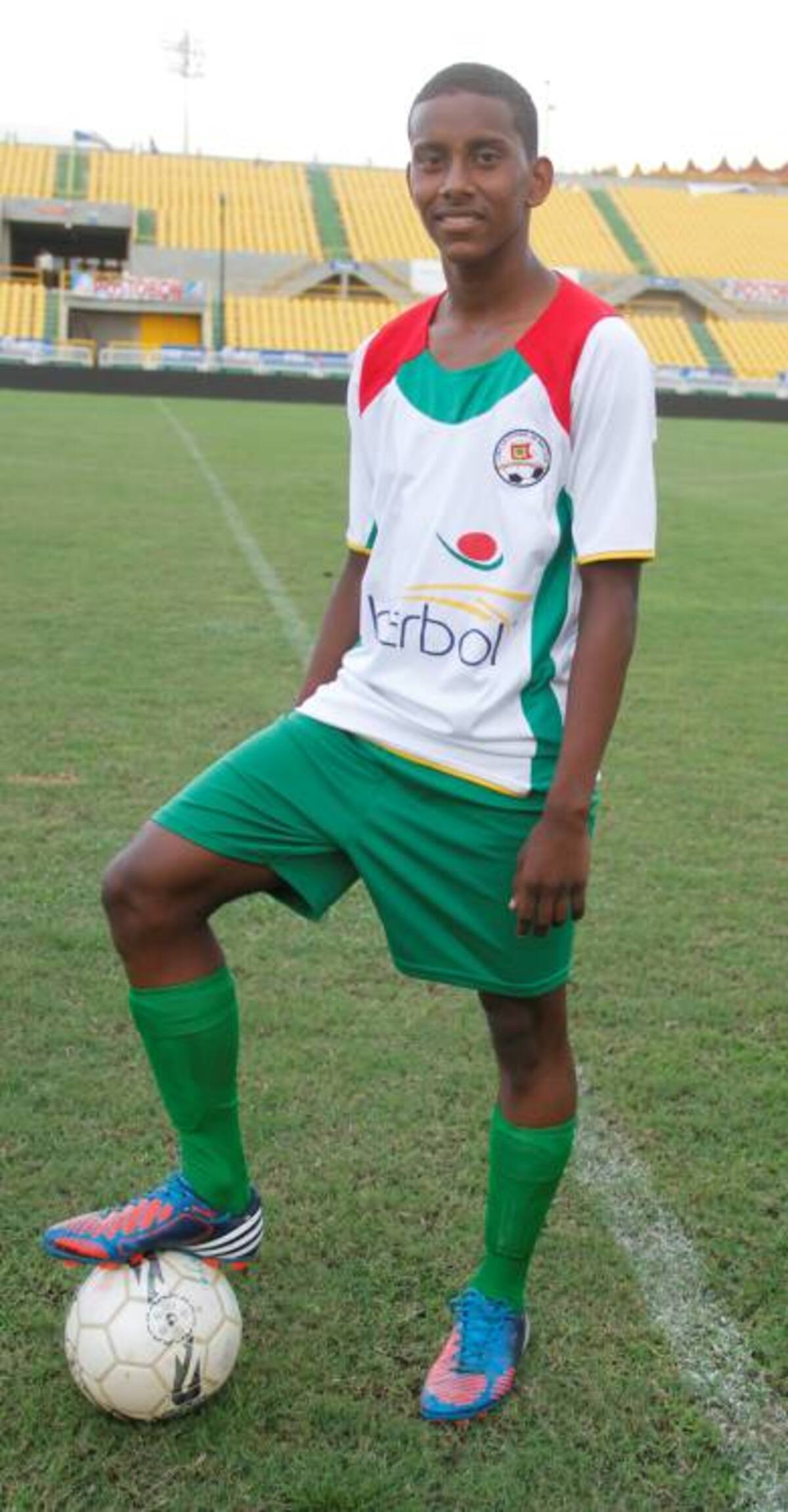 Eduardo Jiménez, goleador de Bolívar. Oscar Díaz/El Universal