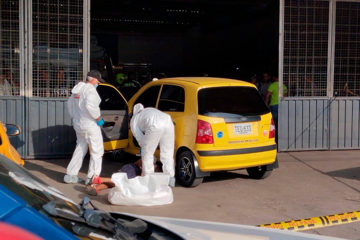 (Video) Así mató sicario a taxista en El Bosque: lo acribilló en el carro