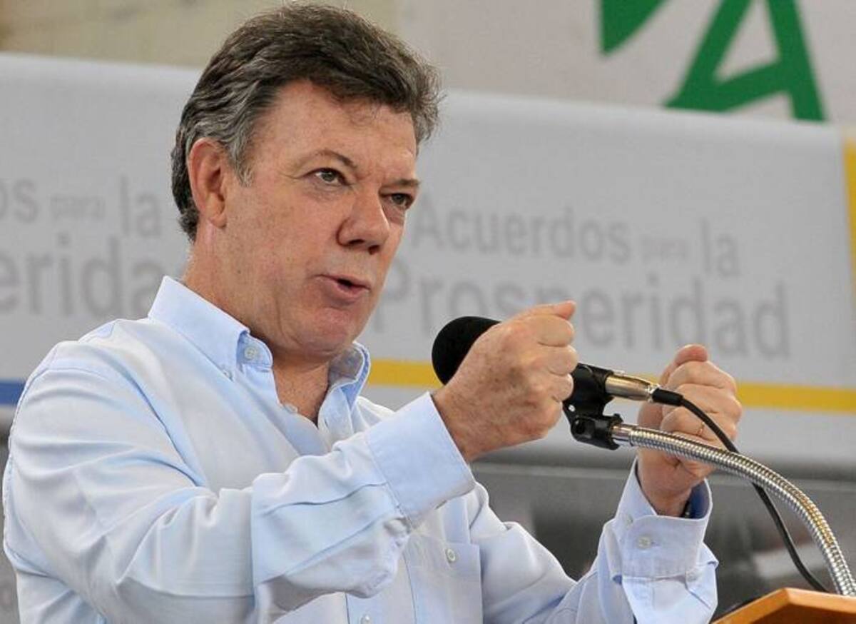 Juan Manuel Santos, presidente de la República. COLPRENSA