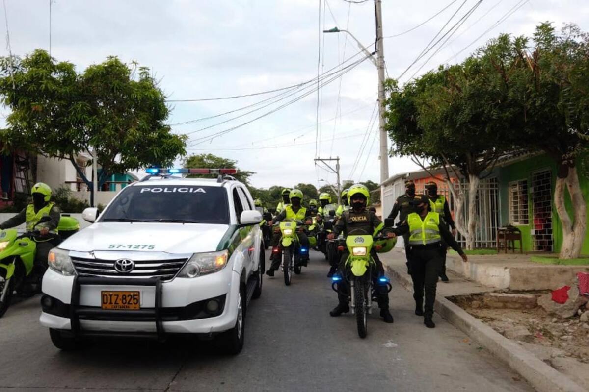 Policía garantiza cumplimiento de toque de queda y ley seca en Barranquilla
