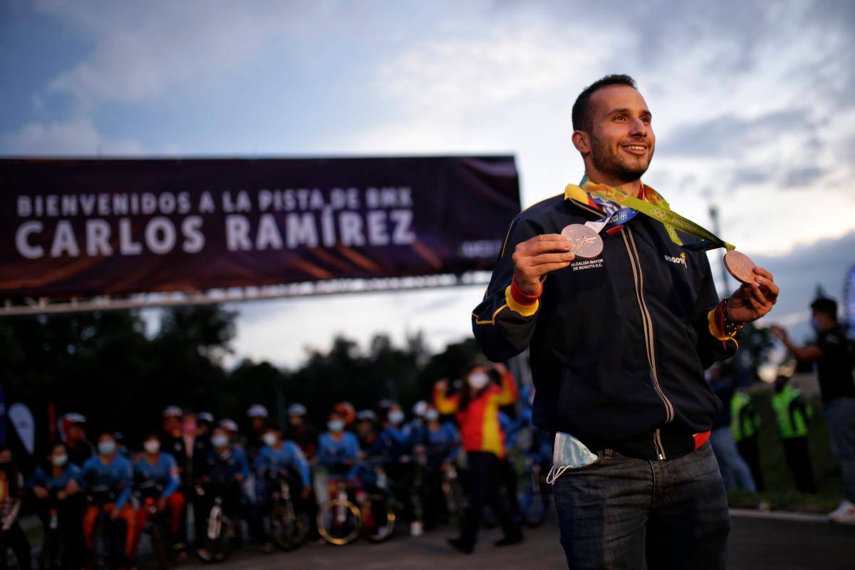 Carlos Ramírez, oro en Copa Mundo de BMX en Turquía