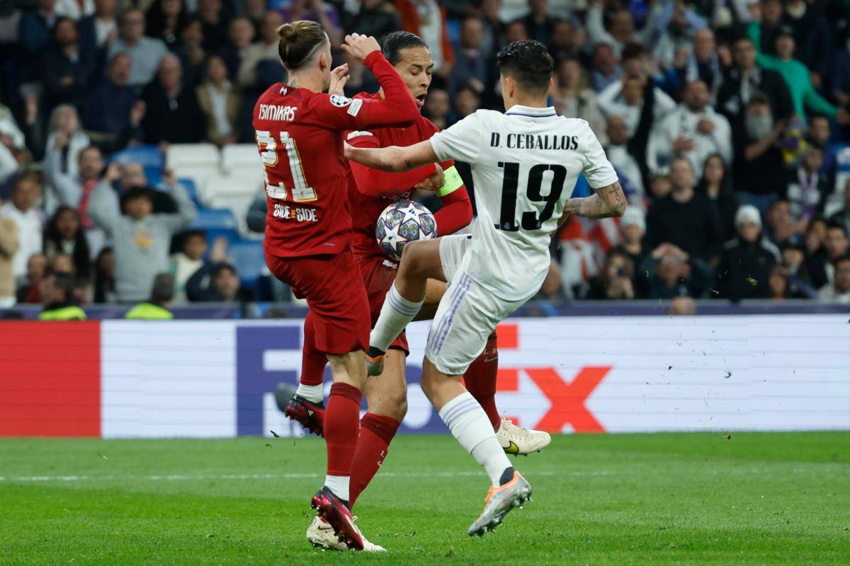 Así le fue al Liverpool, sin Luis Díaz, ante el Real Madrid