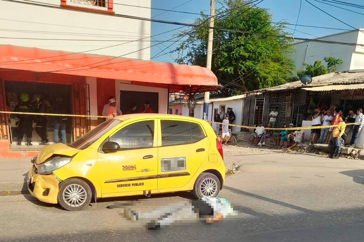¡A quemarropa! Sicario en moto asesinó a balazos a un taxista