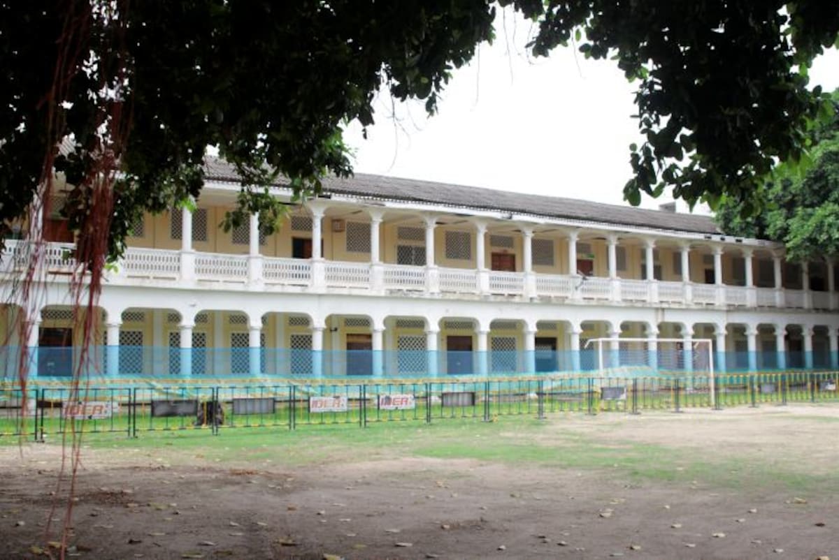 Instalaciones de la Institución Educativa Fernández Baena, en El Bosque. Archivo El Universal
