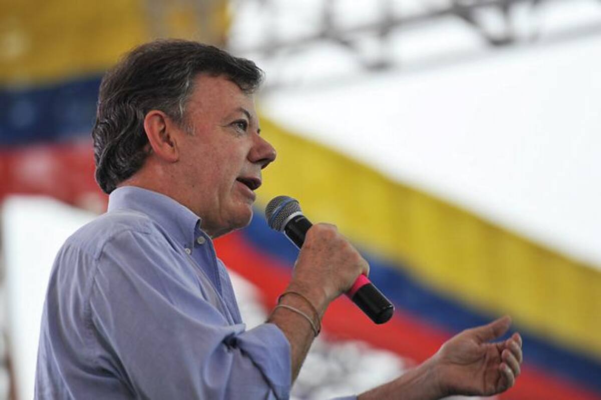 Juan Manuel Santos, presidente de la República. COLPRENSA