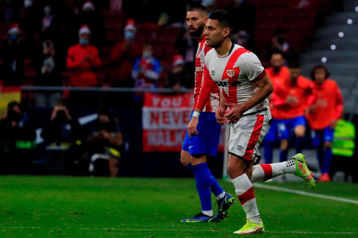 Falcao García jugó en la victoria del Rayo Vallecano
