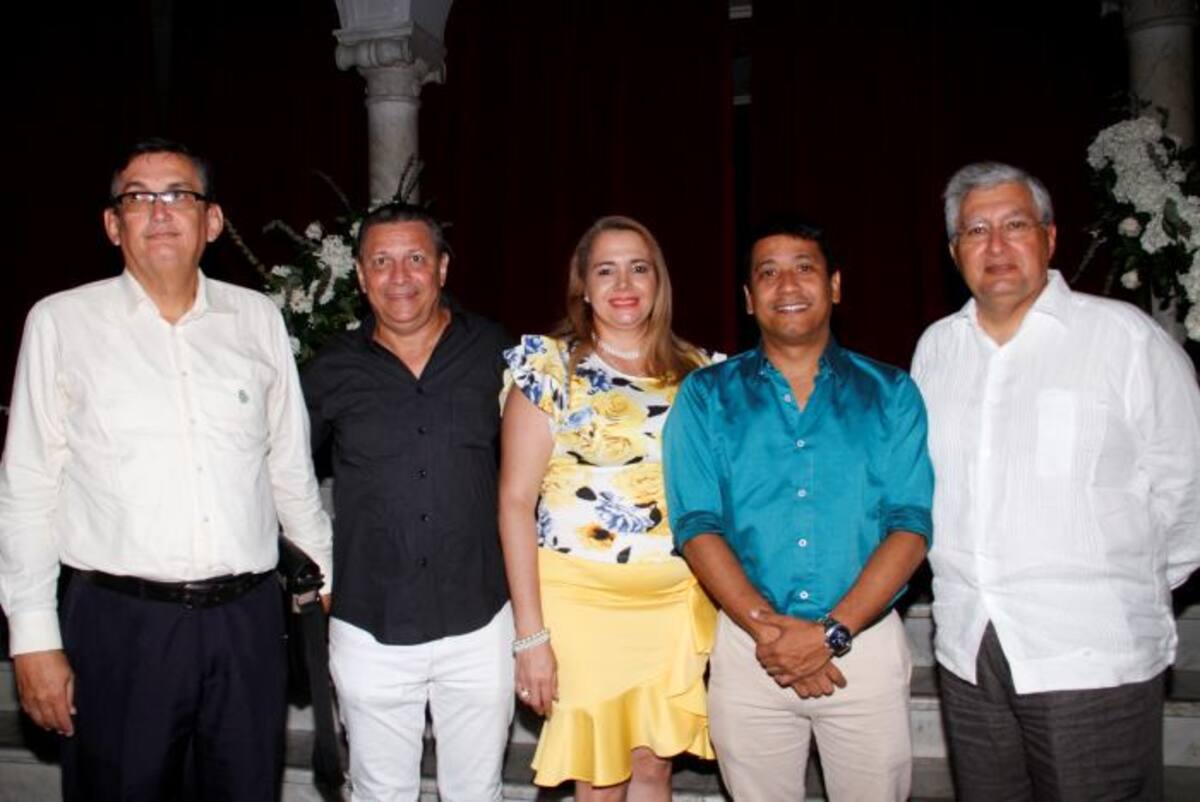 Alfonso Cabrera, Ricardo Zabaleta, Érika Magri, Howard Villarreal y Sergio Padilla. EL UNIVERSAL