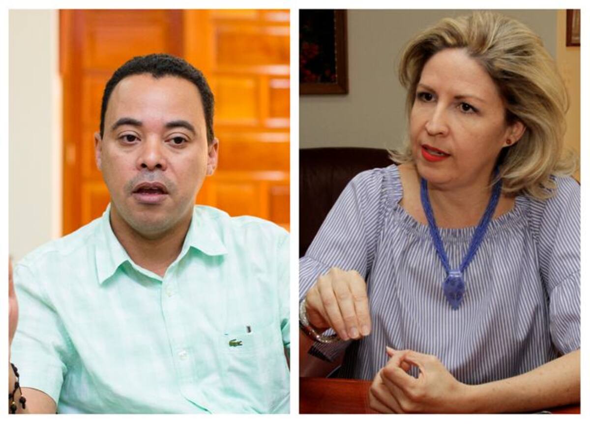 Bernardo Pardo, gerente de Edurbe; Carolina Calderón, directora de Funcicar. El Universal