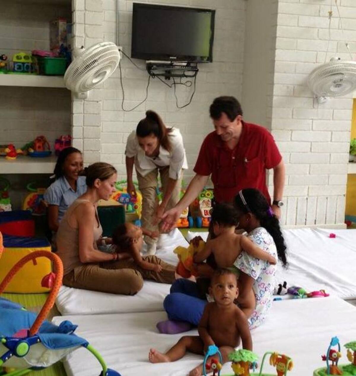 Momentos de la grabación en la fundación Juan Felipe Gómez Escobar. @Cataescobarr