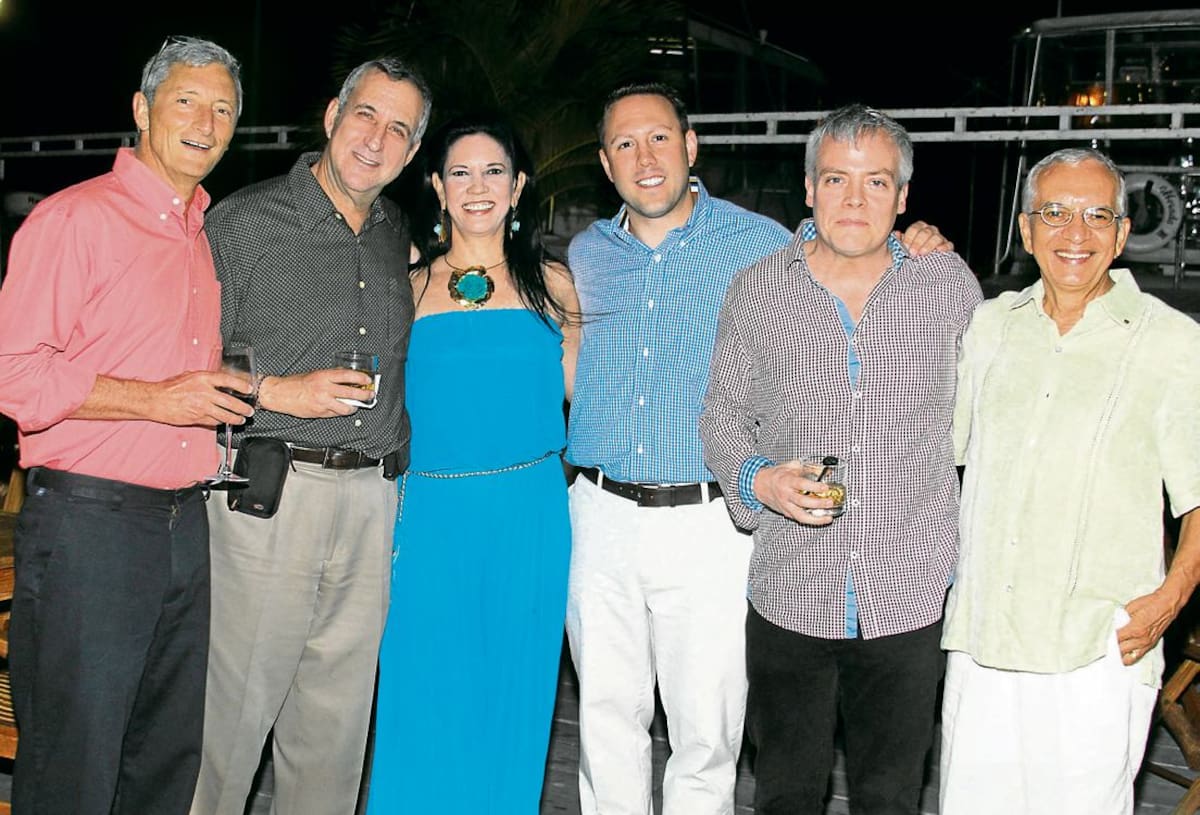 Patrick Bullot, Robert Hillman, Carmen Navarro, Kyle Eberlin, Jay Austen y Jorge De la Ossa. Maruja Parra /El Universal/