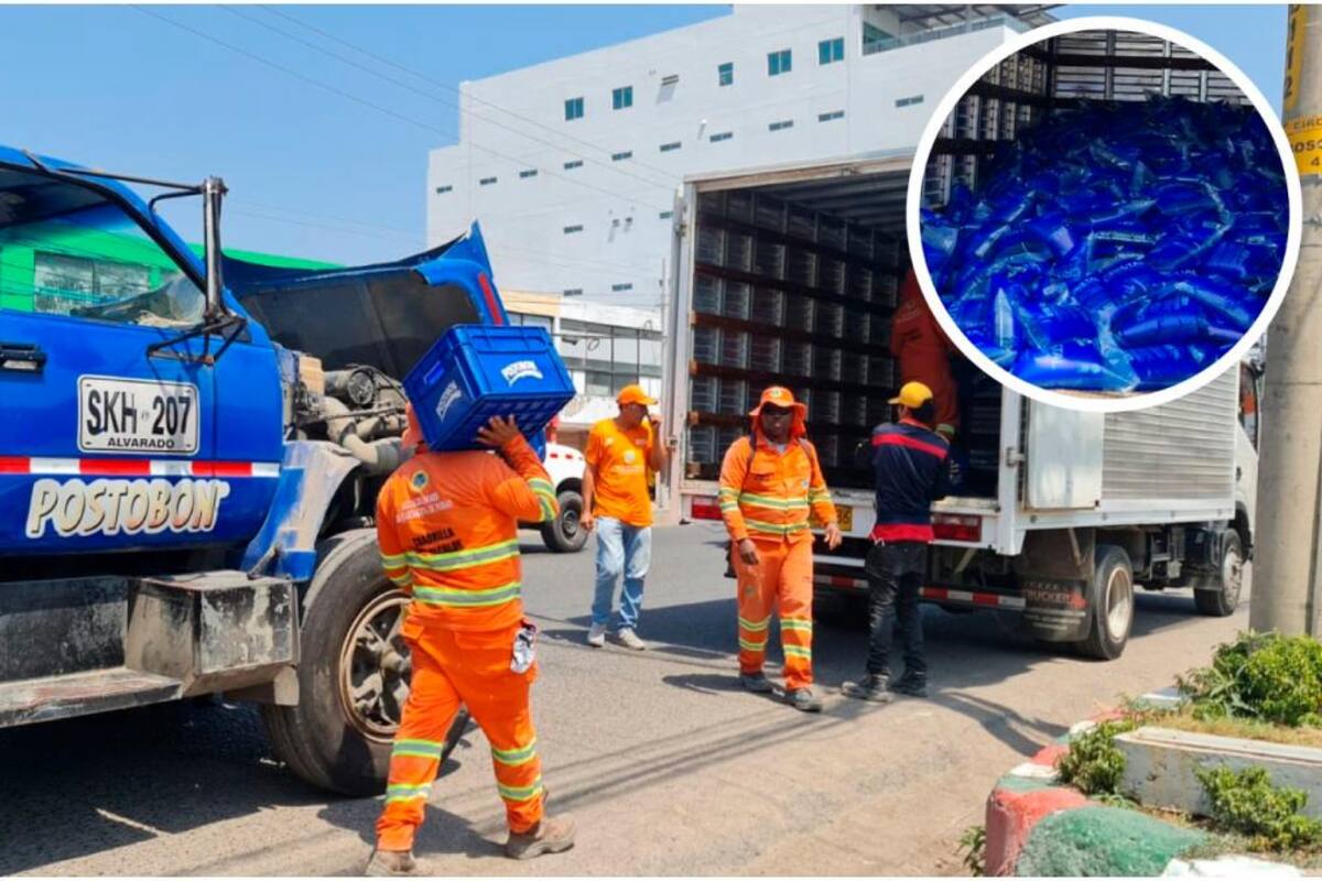 Cartagena recibe donación de 62 mil litros de agua en medio de la contingencia