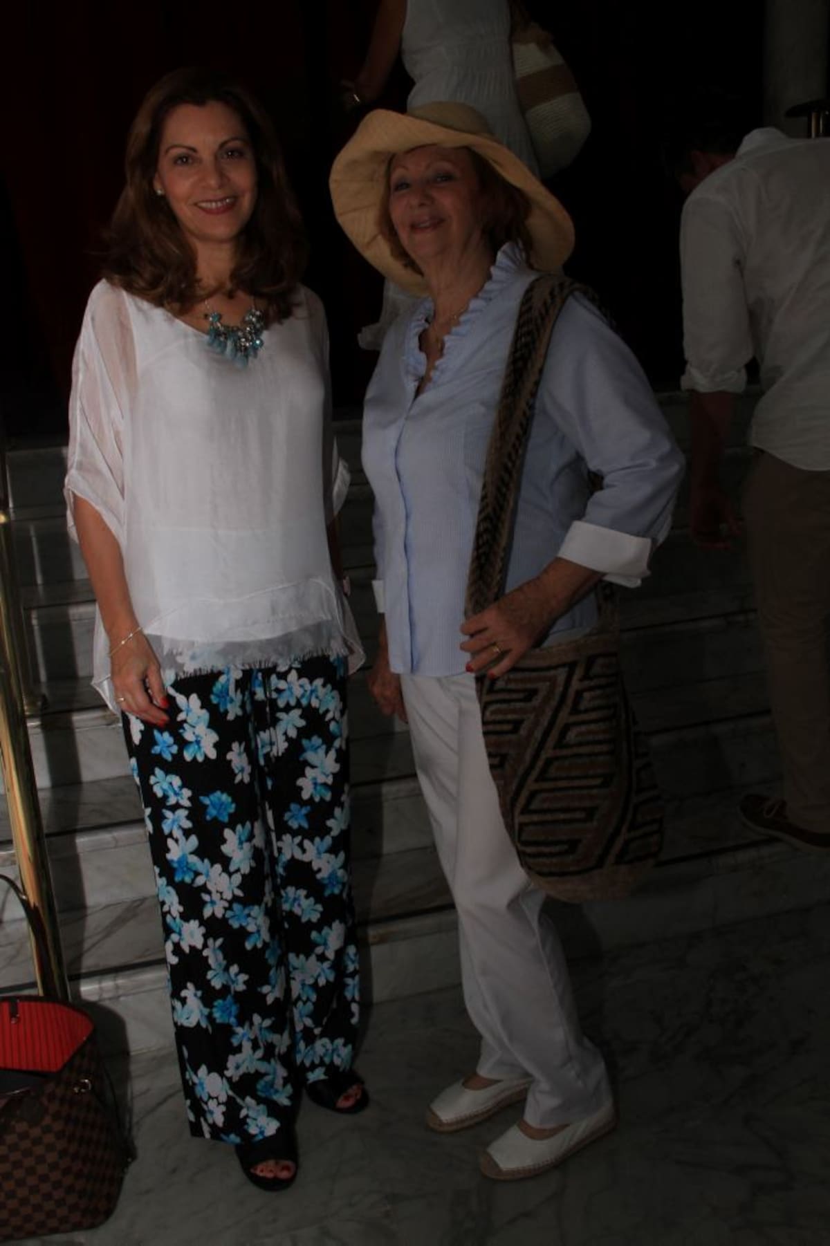 Mayra Hernández de Cavelier y Alba Pornoy. ZENIA VALDELAMAR