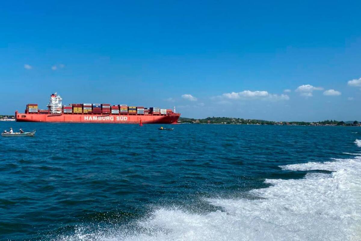 Buque encalló cerca de la bahía de Cartagena: esto es lo que se sabe