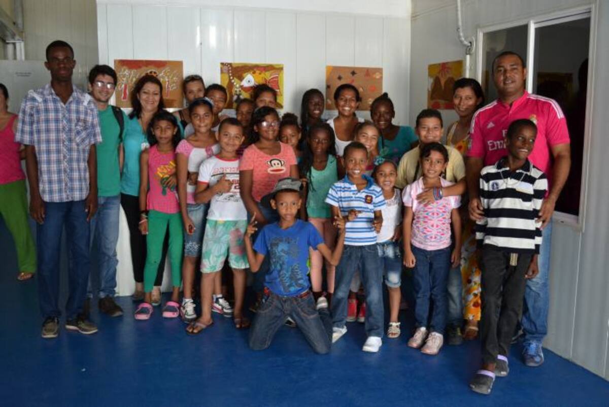 Exposición de obras en Ciudad Bicentenario. CORTESÍA