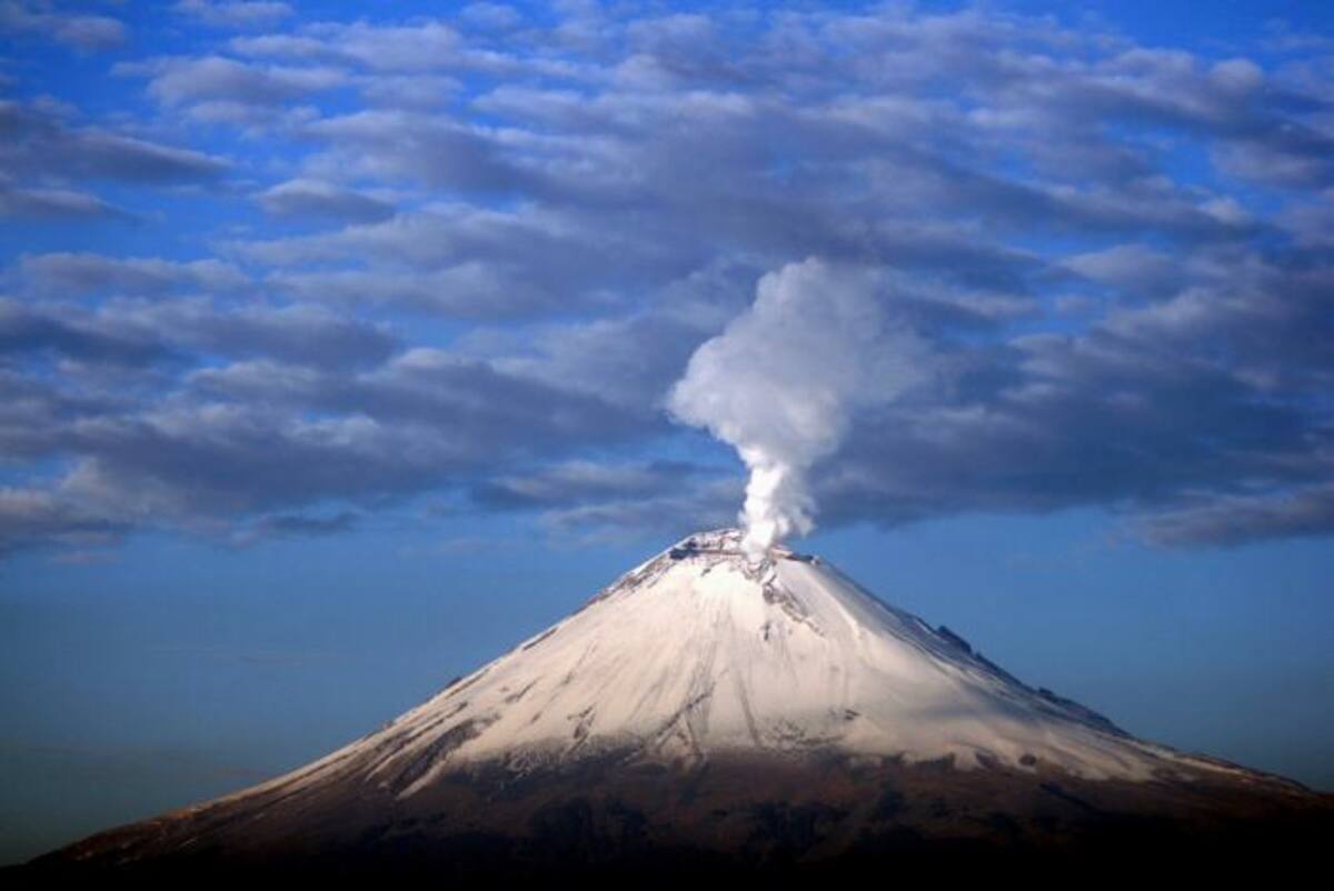 Volcán Popocatépetl de México. ARCHIVO