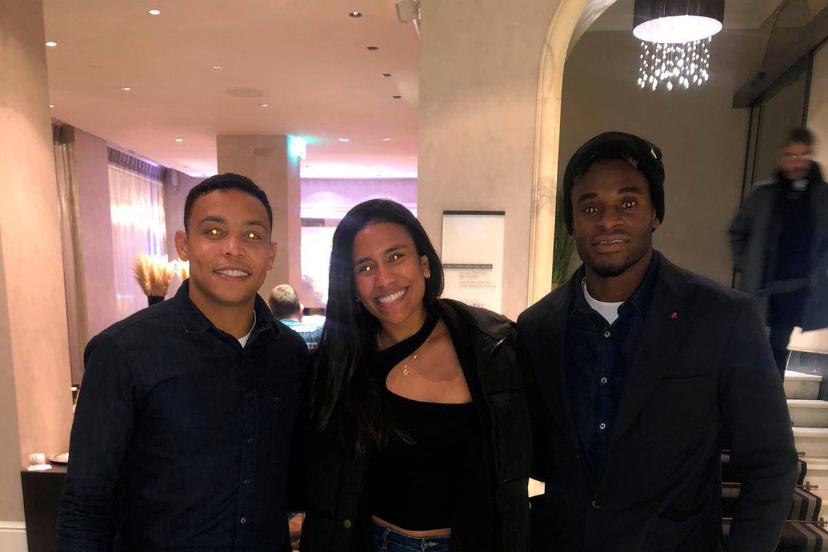 María Alejandra Marín le llevó la suerte a Muriel y Zapata