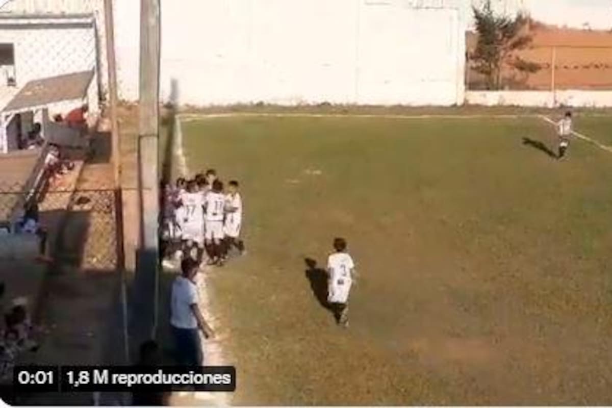 Video: El gol del 2022 lo hizo un menor de 12 años en Brasil