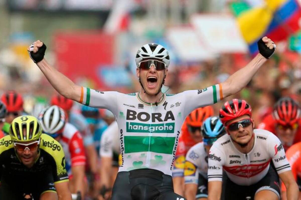 Sam Bennett se lleva la tercera etapa de la Vuelta a España