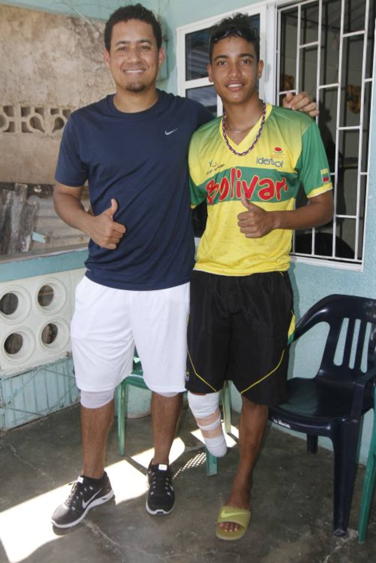 Ernesto Frieri y Deimer Morelos. Claudia Fortich - El Universal