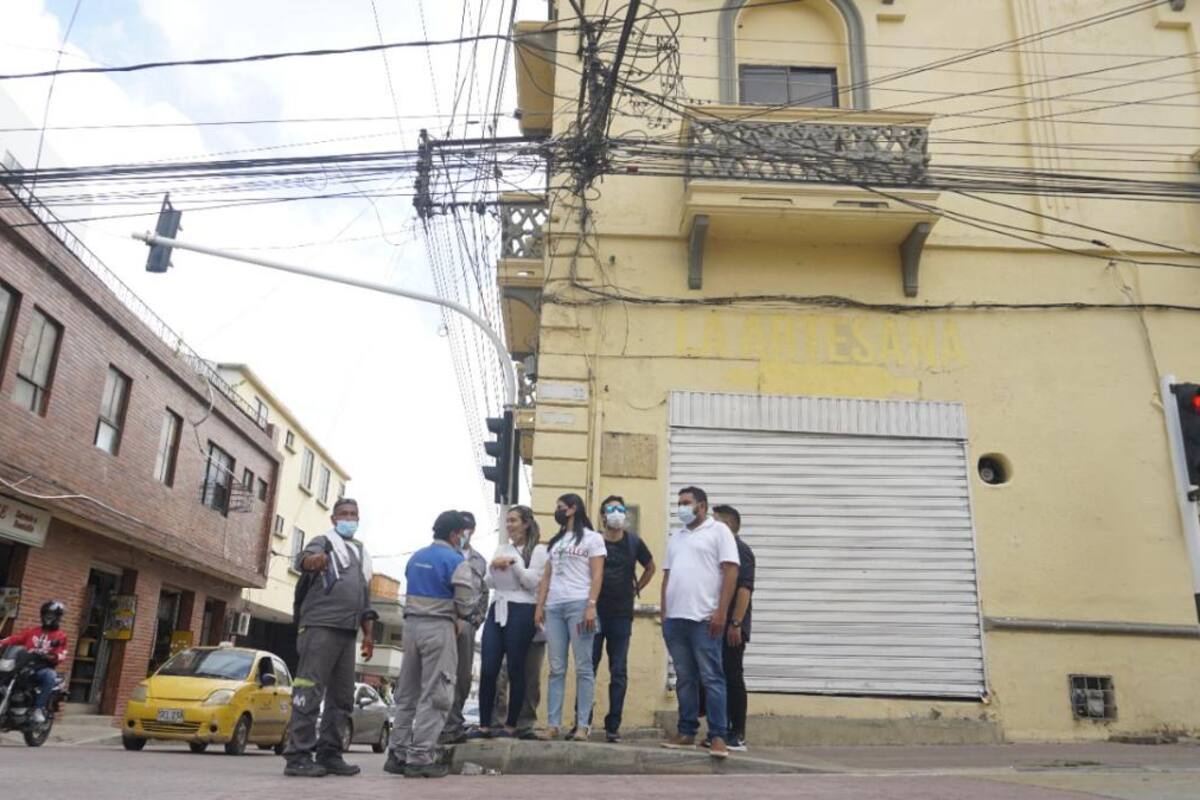 En Sincelejo: harán limpieza de cableado aéreo del centro