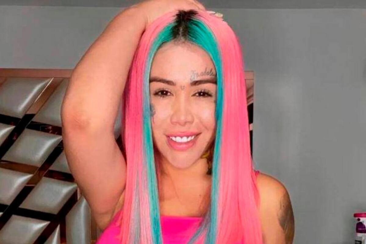 Así lució Yina Calderón en su nuevo video disfrazada de Tekashi