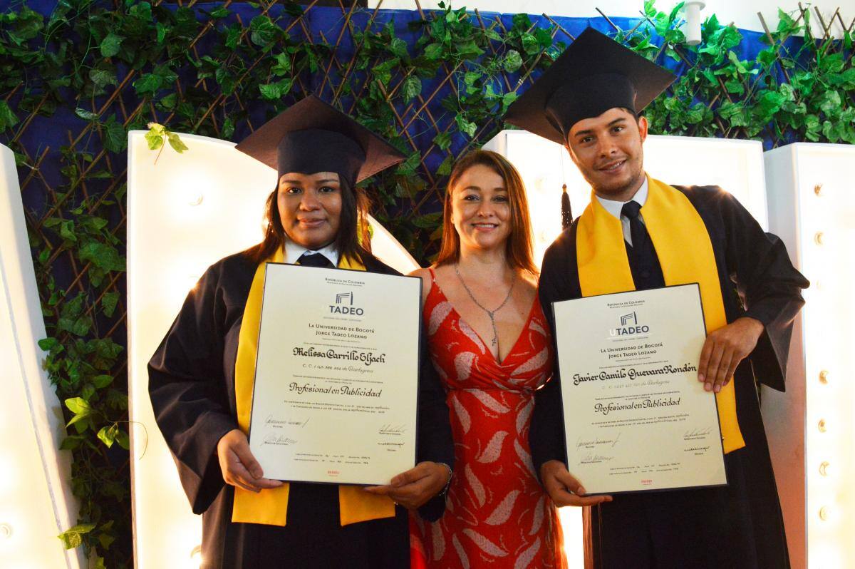 Melissa Carrillo, Ximena Torres y Camilo Guevara.