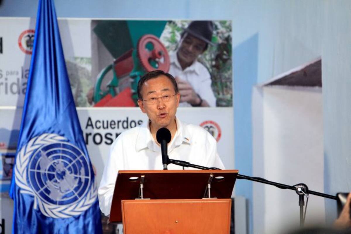 Ban Ki-moon, secretario general de la ONU Julio Castaño El Universal