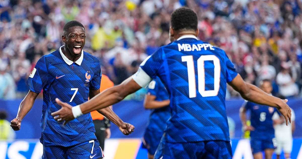 Mundial: regalo a Kylian Mbappé, quien marca el segundo para Francia