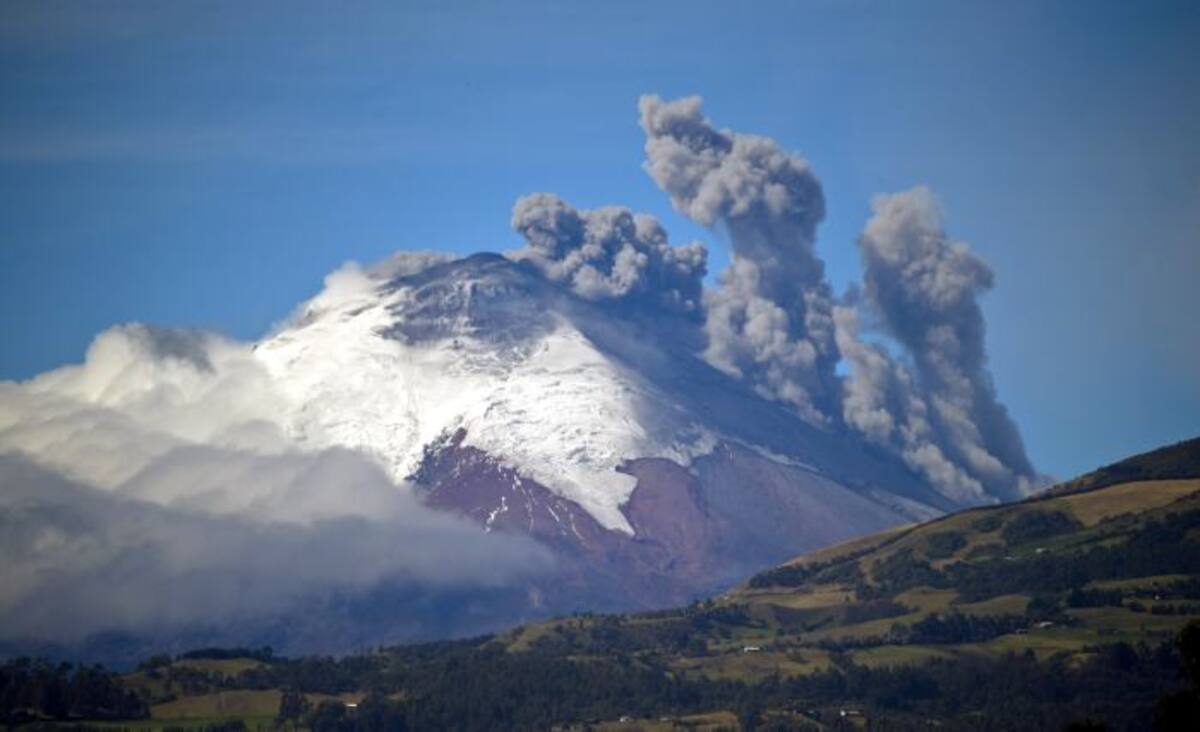 Volcán nevado de Cotopaxi. AFP MARTIN BERNETTI