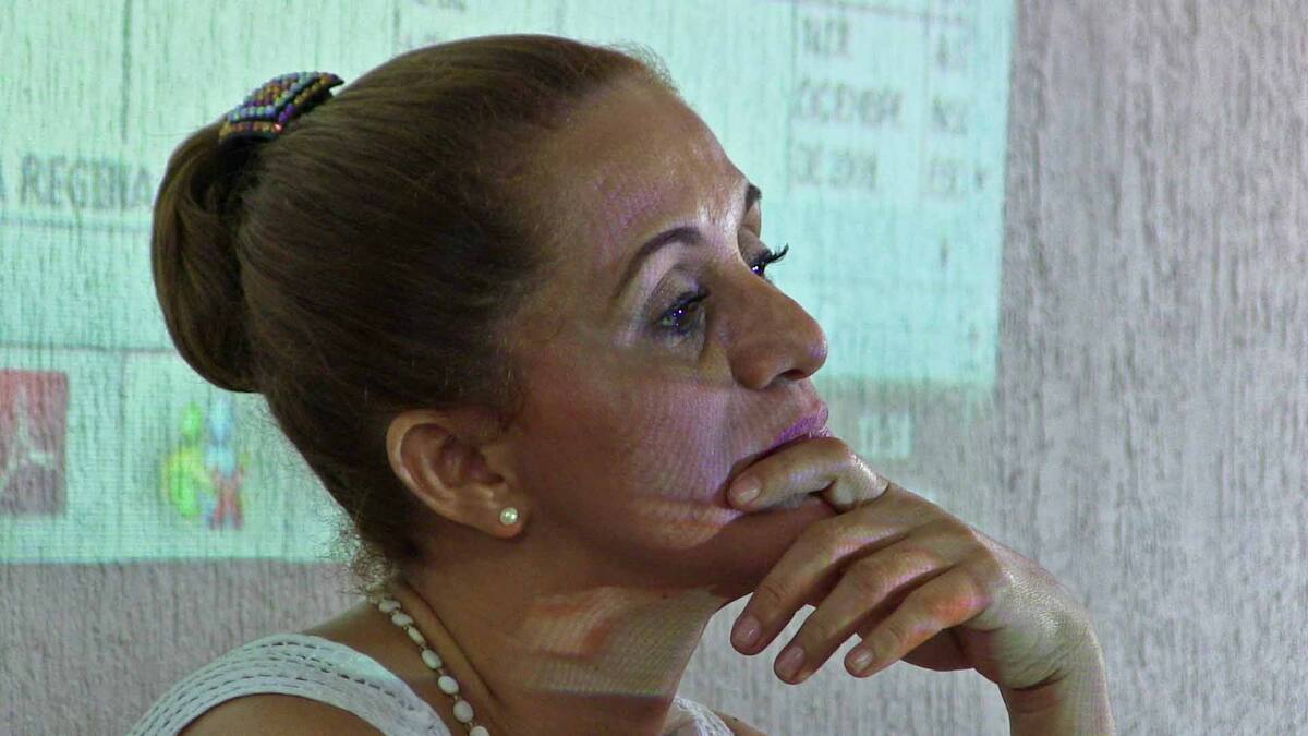 Ana Regina Güete Herrera, registradora Seccional de Instrumentos Públicos de El Carmen de Bolívar en los años 2005 – 2011, durante la audiencia de imputación de cargos. ELUNIVERSAL.COM.CO