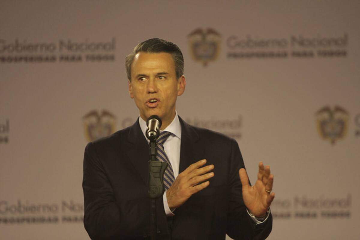 El Ministro de Agricultura y Desarrollo Rural Rubén Darío Lizarralde. Colprensa