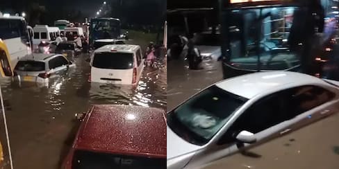 Emergencia en Bogotá: impactantes videos de la Autopista Norte inundada