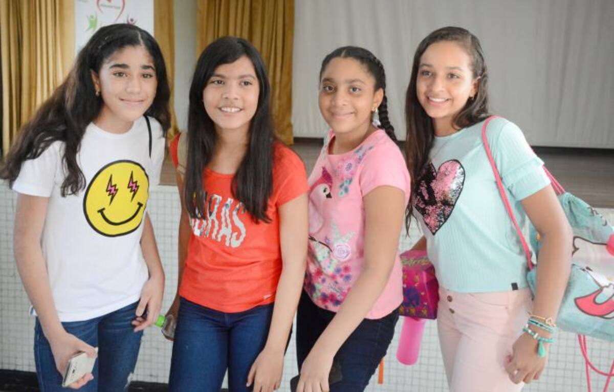 Laura Nieves, Melani De Oro, Andrea Vellojín e Isabella Gutiérrez. CORTESÍA